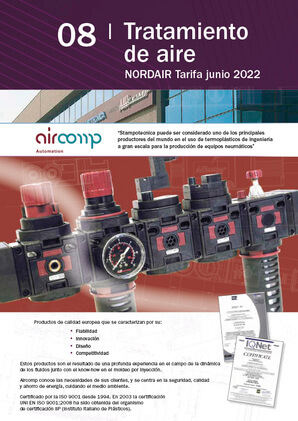 Nordair tratamiento de aire tarifa junio 2022
